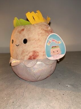 Squishmallow Bernardo Burrito 8” Sparkle Shimmer Bottom Plush NWT